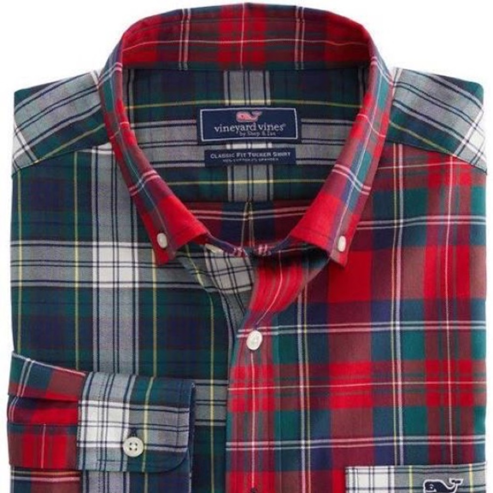 Vineyard Vines Mens Long Sleeve Classic Tucker